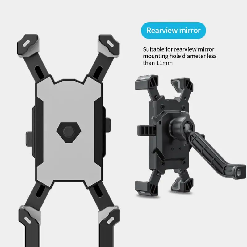 

Universal Motorcycle Bike Bicycle Handlebar Mount Holder for Cell Phone GPS Stand Mechanical Holder for iPhone 11 Support