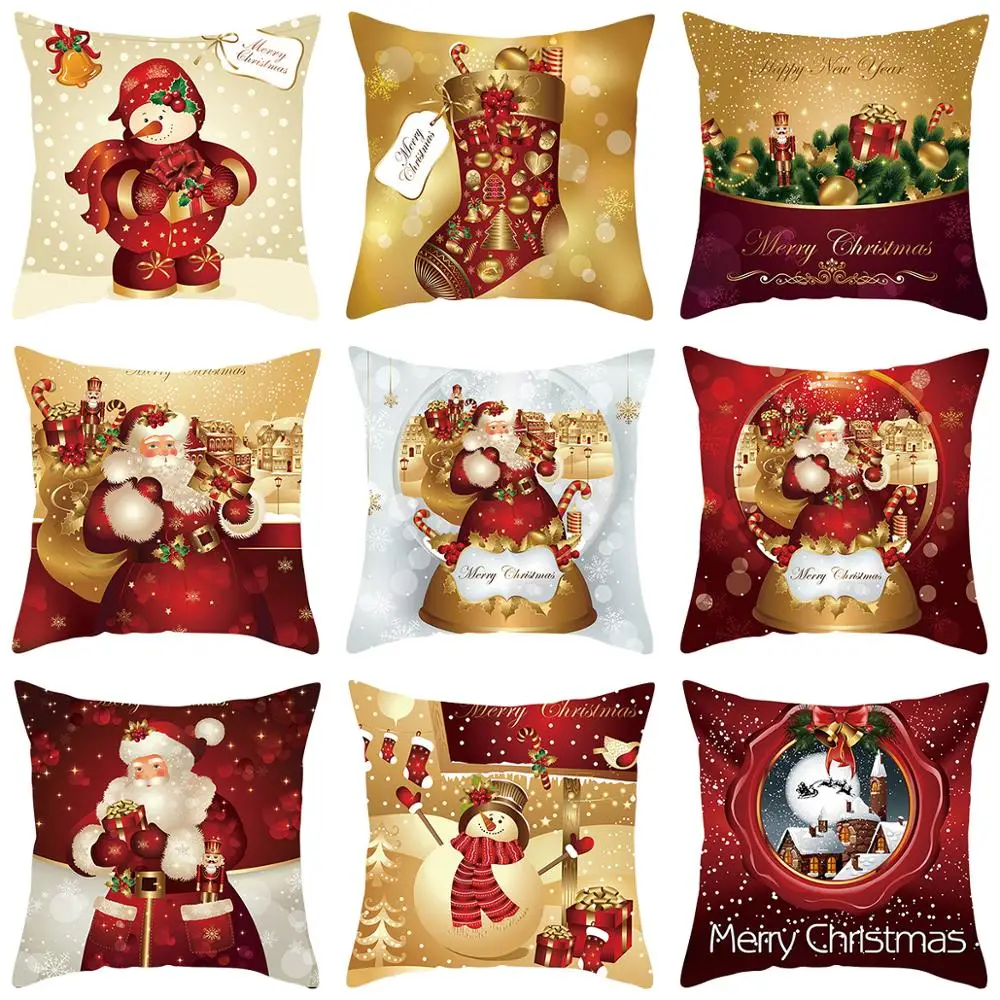 

Santa Claus Christmas Pillowcase Merry Christmas Home Decor Navidad 2022 Christmas Gifts Christmas Ornament Pillowcase