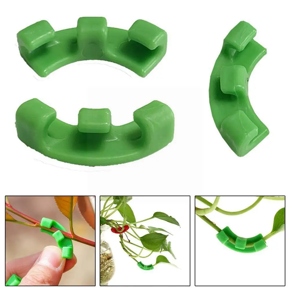 

10pc Plastic 90 Degree Plant Benders Trainer Growth Manipulation Tutors For Plants Clips Bending Twig Clamps Branche Access H9v5