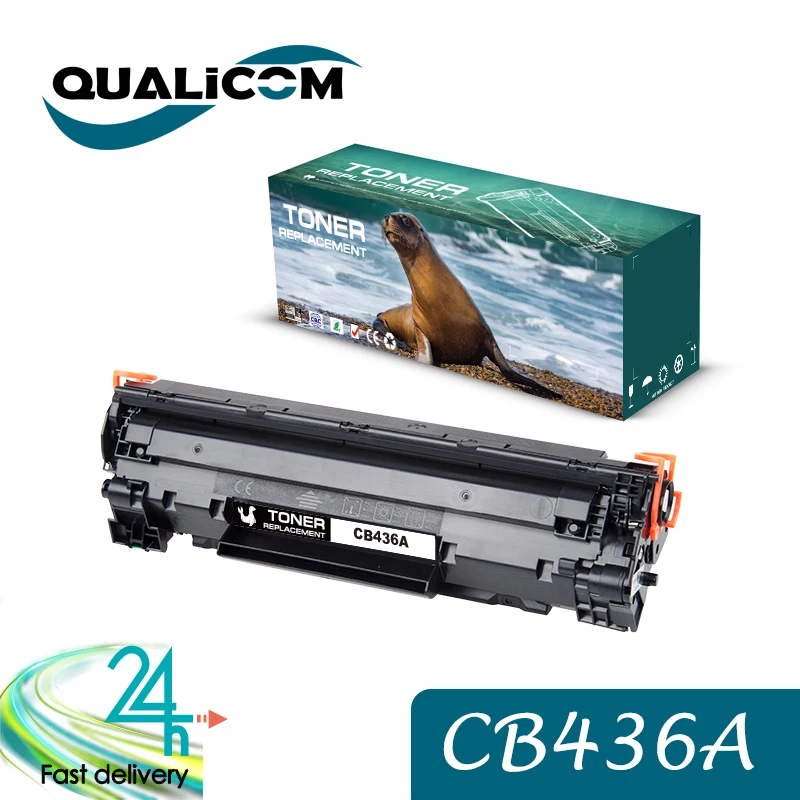 

Qualicom CB436A 36A 436A совместимый картридж с тонером для HP LaserJet P1505 P1505n M1120 M1120n M1522nf M1522n с чипом
