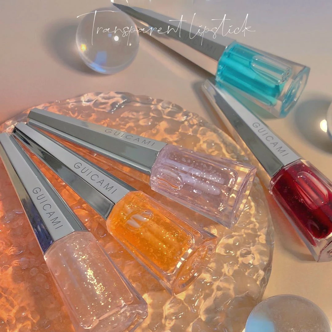 

Lip Oil Moisturizing Lip Balm Mirror Glitter Lip Gloss Transparent Polished Lips Care Lipstick Base Cosmetics for Girls Women