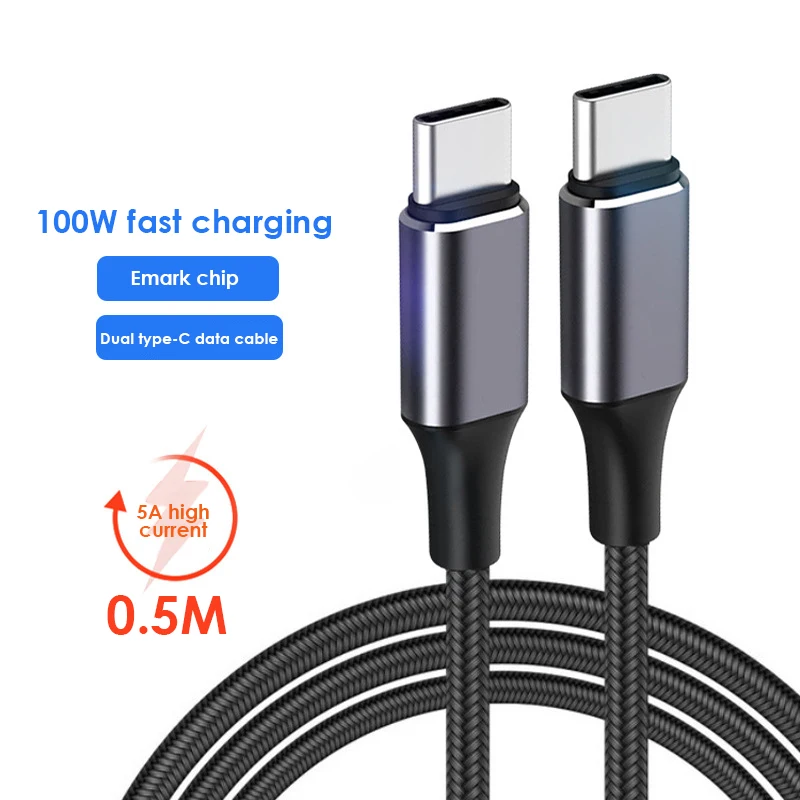 

Высокоскоростной Usb-кабель Type-c Pd, 40 Мб/с, 100 Вт