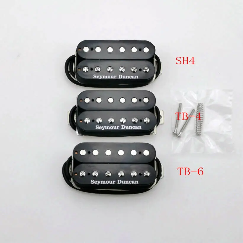 

Guitar Pickups Hot Rodded Humbucker Pickups sh4 tb-4 tb-6 BRIDGE 4C Conductor Black