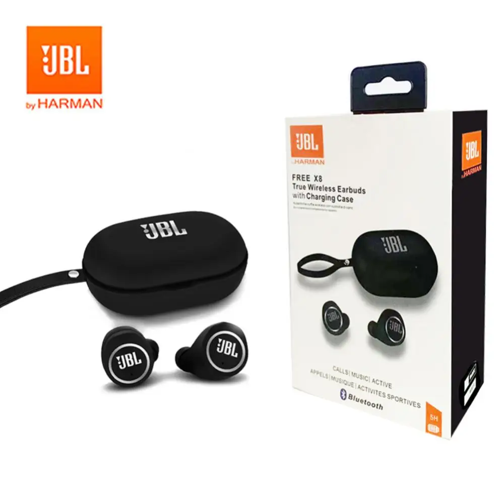 

JBL TWS-18/X8 настоящие беспроводные Bluetooth-наушники T220TWS, стереонаушники с басами, наушники, гарнитура с микрофоном, чехол для зарядки