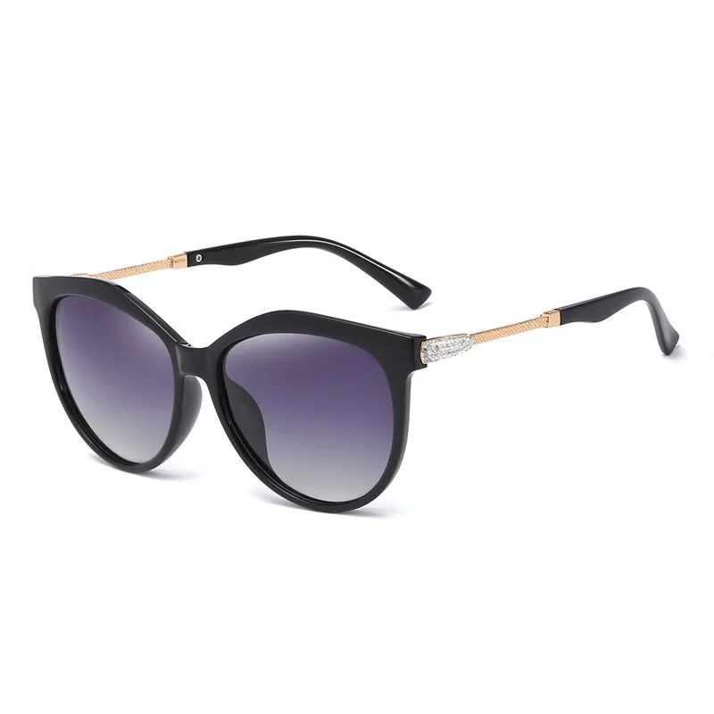 Винтажные розовые круглые поляризационные солнцезащитные очки женские