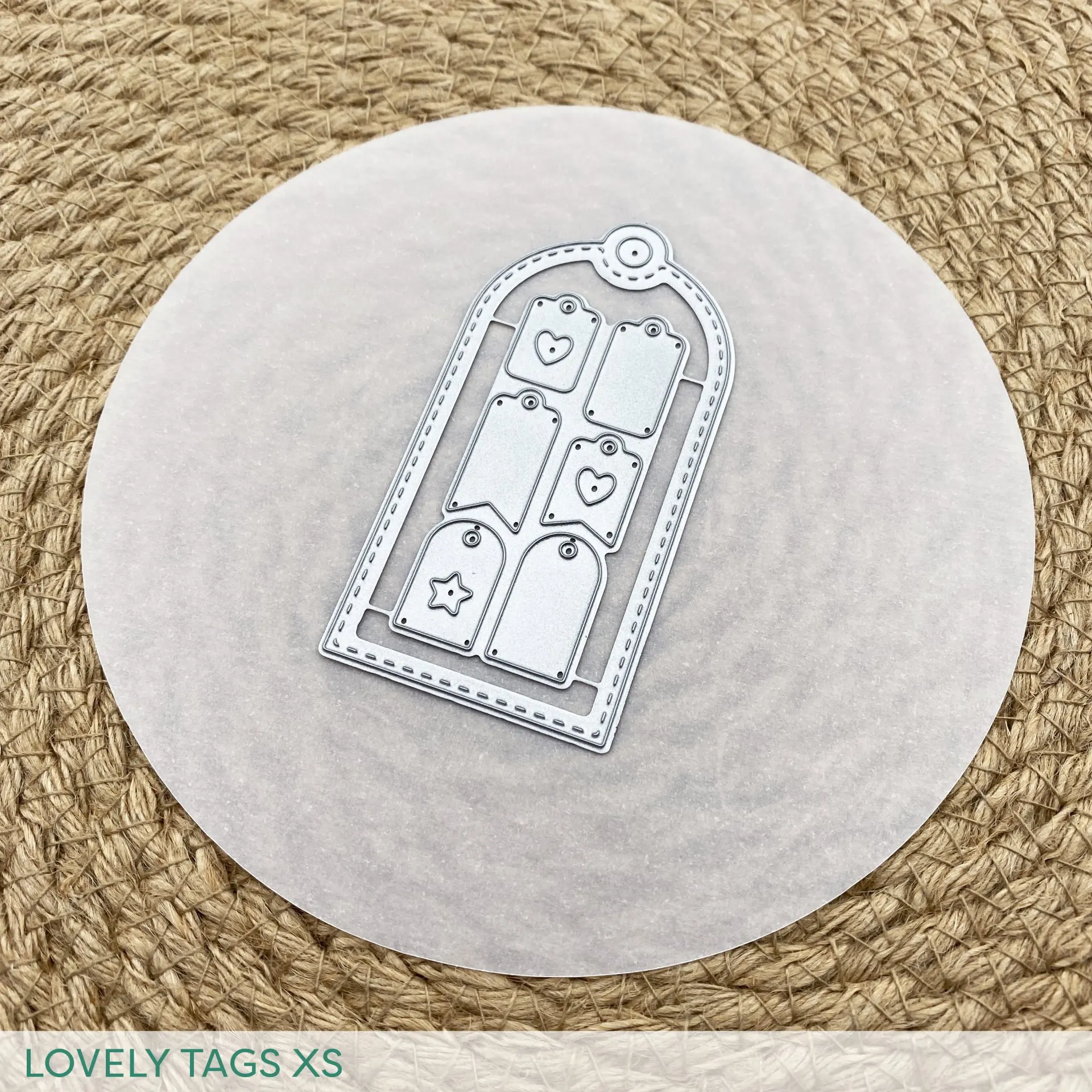 

Lovely Tags XS New Arrival 2023 Metal Cutting Dies DIY Scrapbook Paper Craft Handmade Make Album Card Punch Embossing Template