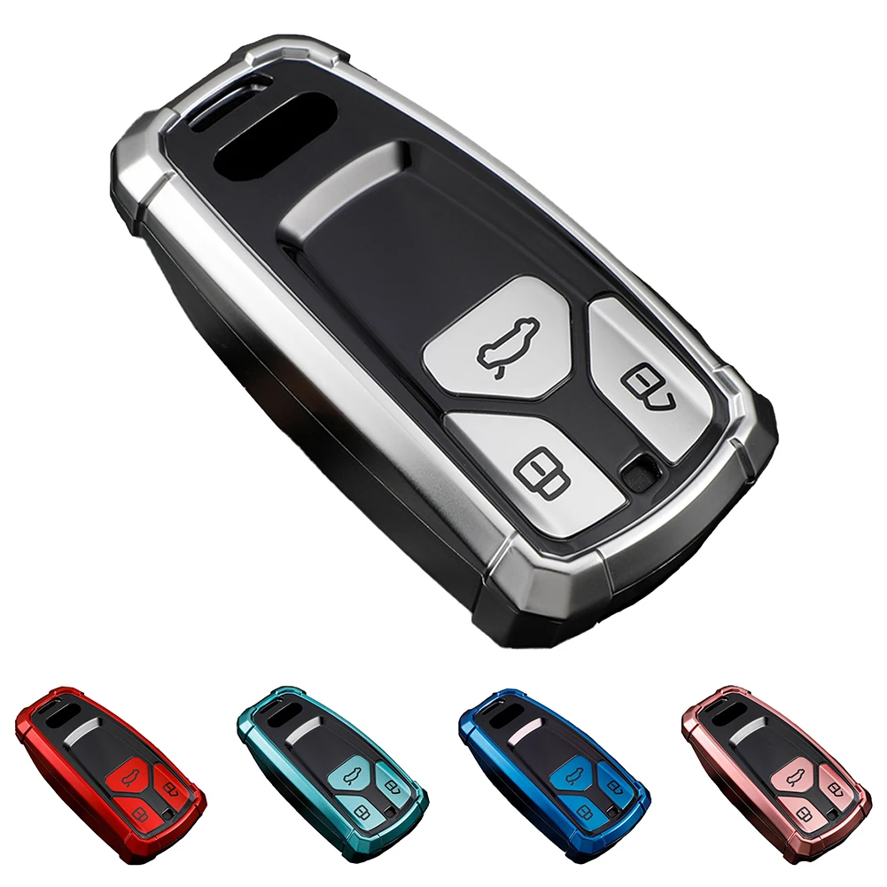 

TPU Car Remote Key Case Cover For Audi TT TTS Q7 Q5 Remote Flip Key Fob Cover Case Holder Shell Protector Car Accessories