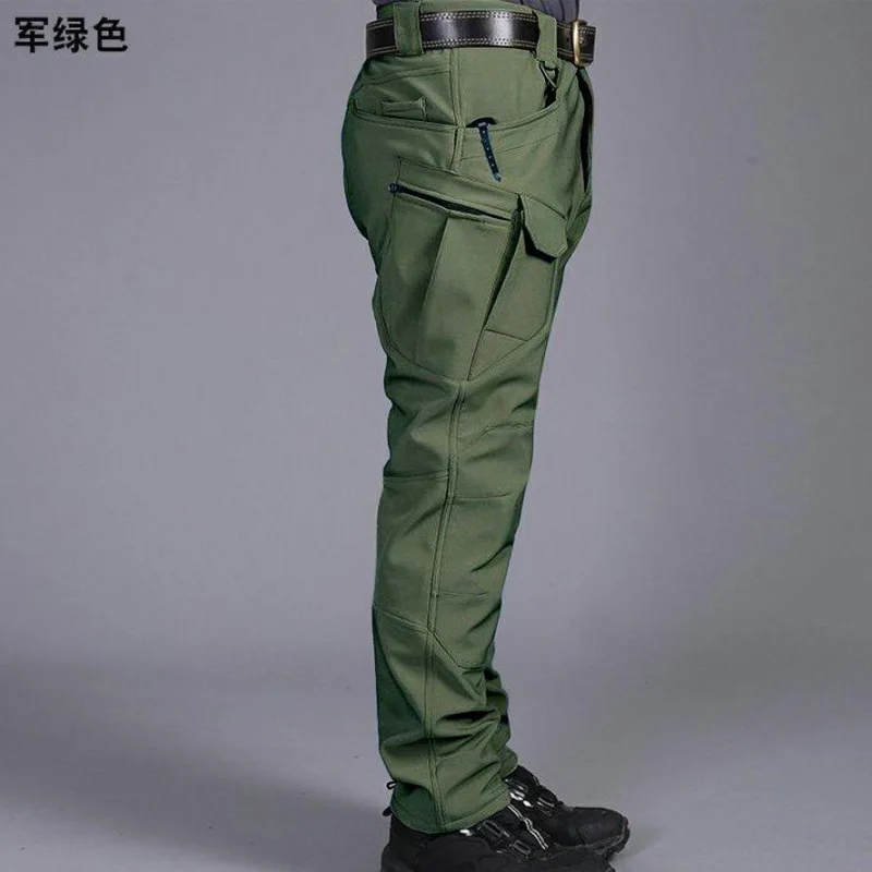 

Tactical Pants Shark Skin Soft Shell Autumn And Winter Plush 7 As Training Pants For Men Outdoor 9 Special Forces Consul Loose