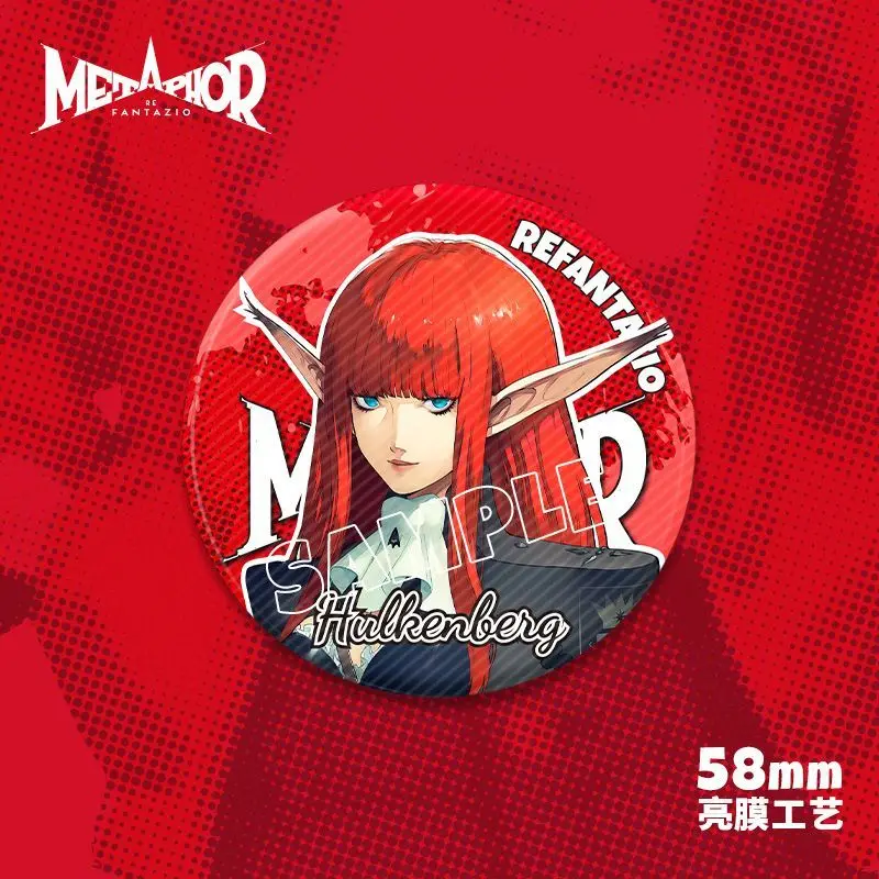 58/75 мм Metaphor Refantazio игровые периферийные устройства значок украшения аниме-фигурка