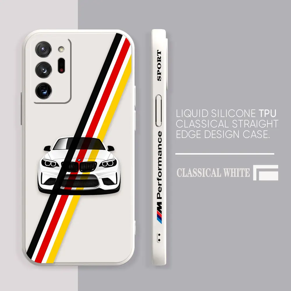 Case For Samsung Galaxy A90 A80 A70 A60 A50 A40 A30 Note 20 Pro Plus Lite Ultra 4G 5G Case  The Blue Sky And White Clouds B-BMW