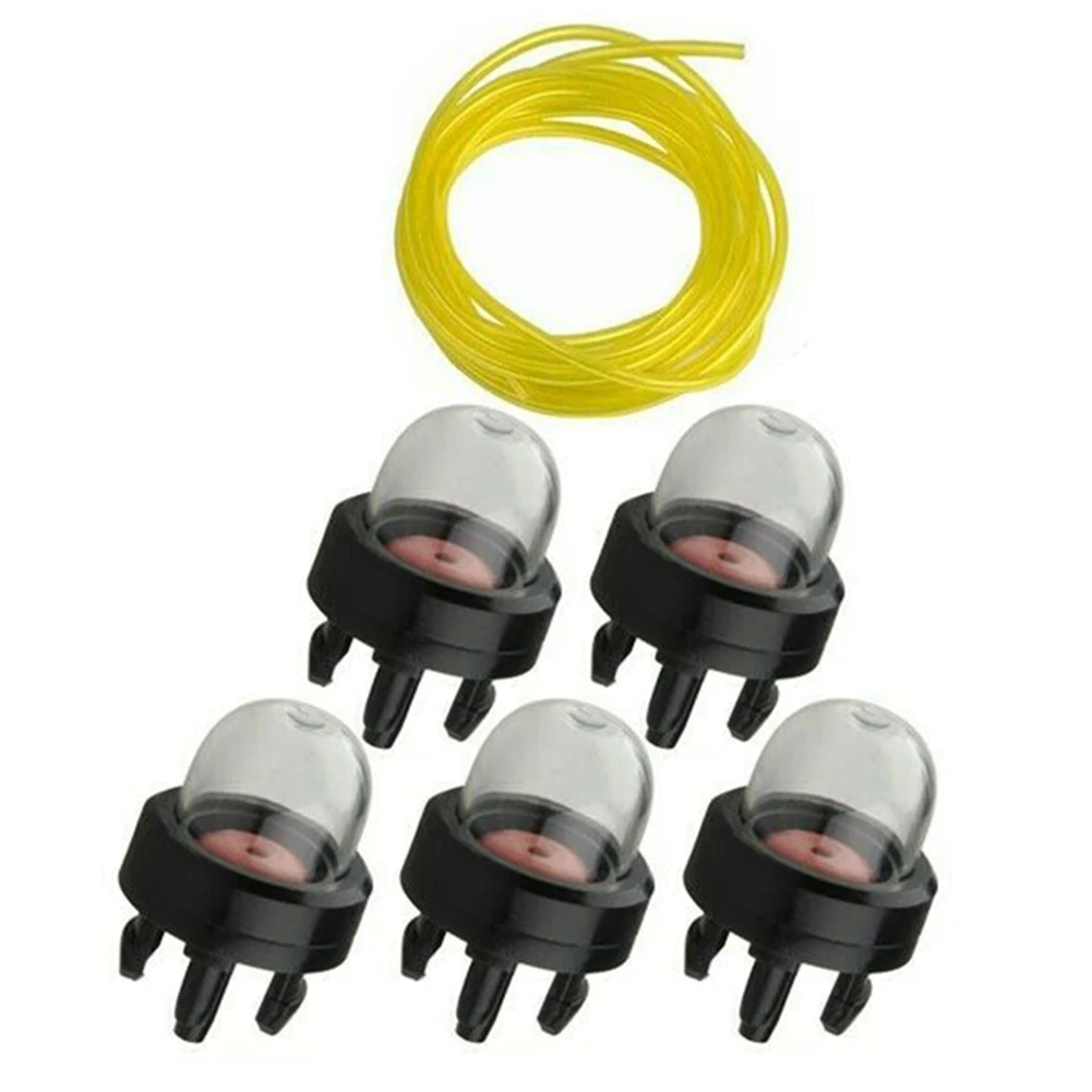 Plastic Fuel Line Primer Bulb Fuel Line Hose Primer Bulb Kit Hose Fuel Filter Garden Power Part For Weeder Blower String Trimmer