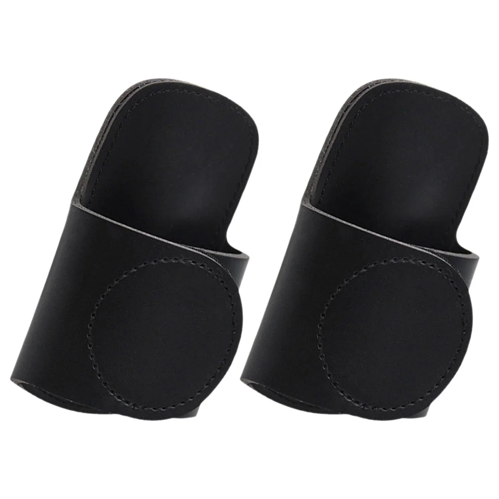 

2 Pcs Stethoscope Storage Bag Nurse Accessories Case Nurse Fanny Pack Clip Pu Holder Protector