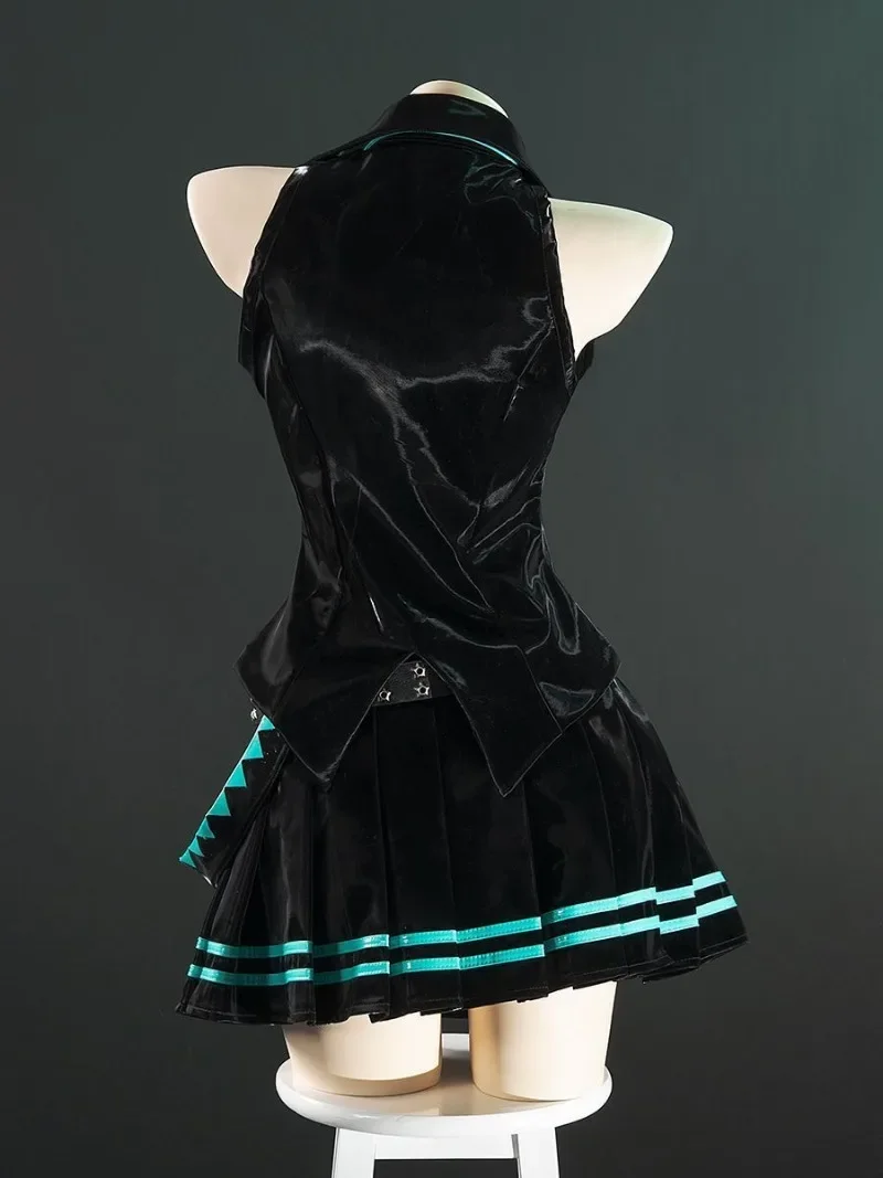 Одежда для косплея Мику Хацунэ аниме периферийное милое мультяшное платье