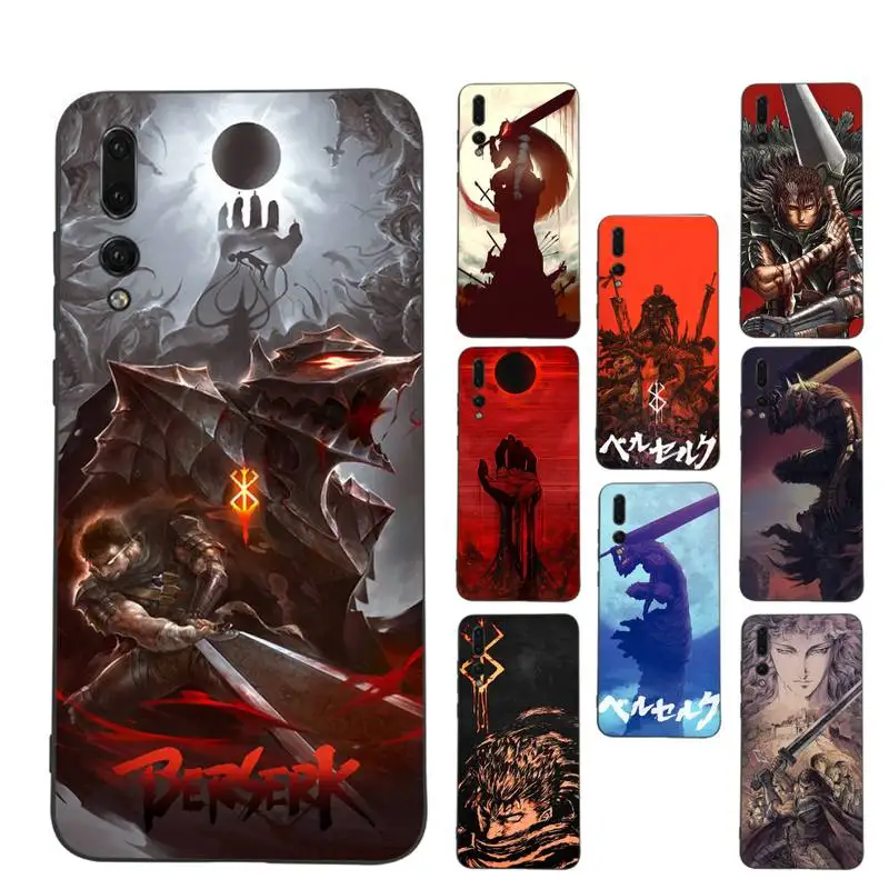 

Yinuoda Berserk Phone Case for Samsung A51 A30s A52 A71 A12 for Huawei Honor 10i for OPPO vivo Y11 cover