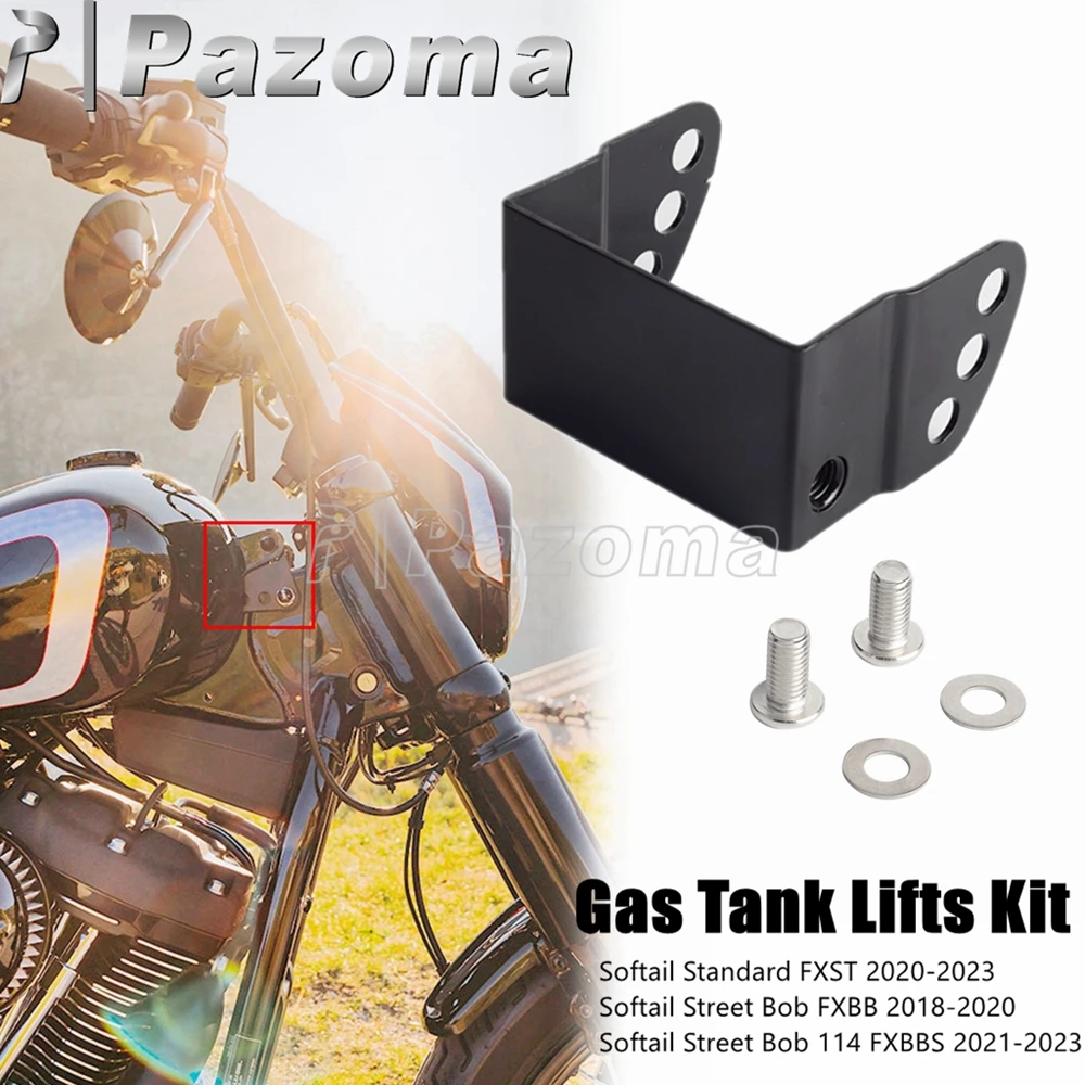 

Стальной мотоциклетный топливный бак, комплект для подъема топлива, модифицированный кронштейн для Harley Softail Low Rider S ST FXBB FXBBS FXST 35 мм 45 мм 55 мм