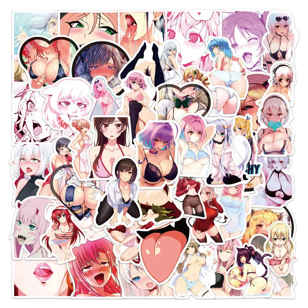 

Sexy Adult Beauty Hentai Waifu Two-dimensional Cartoon Girl Violence Vulgar Otaku Exclusive Desire Decorate Stickers Fecal
