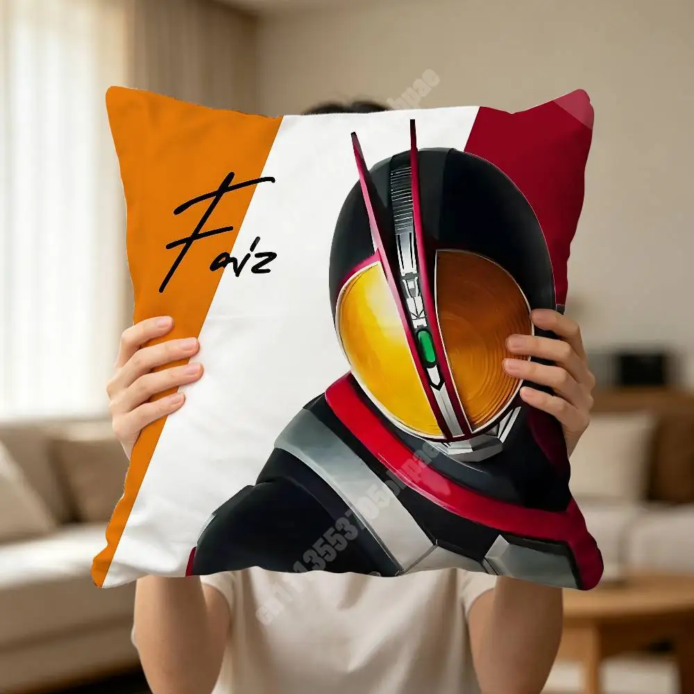 Фото Чехол для подушки K-Kamen Masked Rider-S, уютный декор для спальни, акцентный элемент для студии №4