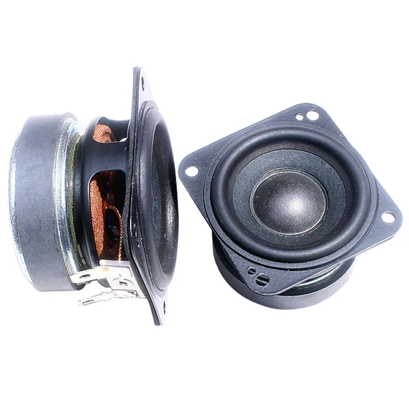 Tenghong 2pcs 2 Inch 55MM 8 Ohm 10W Full Range Speaker Rubber Edge Digital Bluetooth Small Audio Accessories |