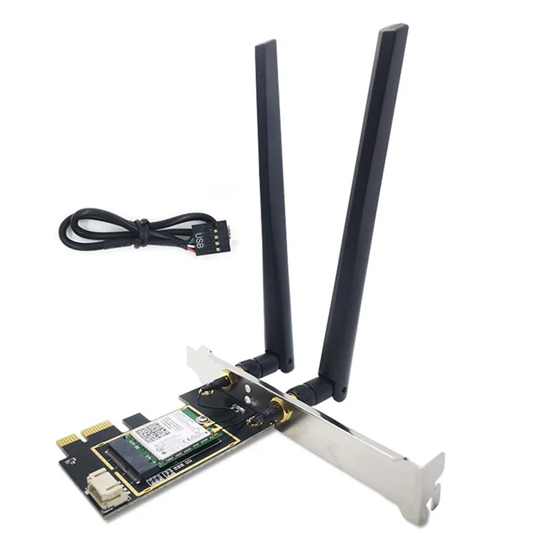 

PCi Express 7265AC 2,4G/5G Dual Band 7265NGW 867Mbps Wireless PCI-E Wi-Fi Bluetooth 4.2 WIFI Card Desktop