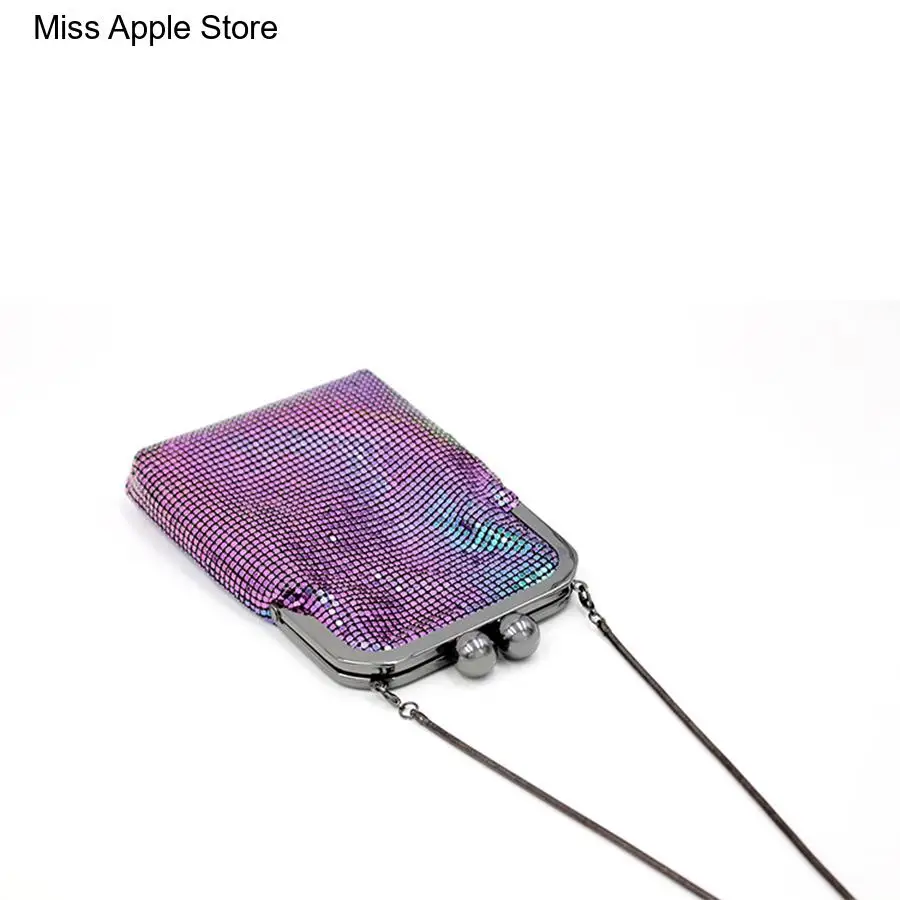 Ladies Dinner Party Purse Shoulder Bags Bolsa Fashion Women Small Crossbody Bag Handbag Clips Phone Packet Female Clutch Wallet