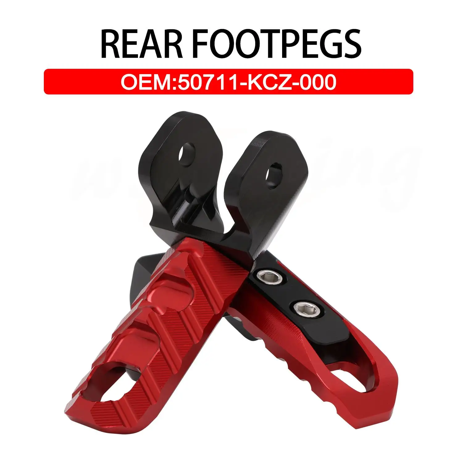 

Motorcycle Rear Footpegs Footrests Foot Pegs Rests For Honda CRF230L CRF230M XR230 MOTARD XR250 BAJA DIRT BIKE R400 MOTARD 04 05