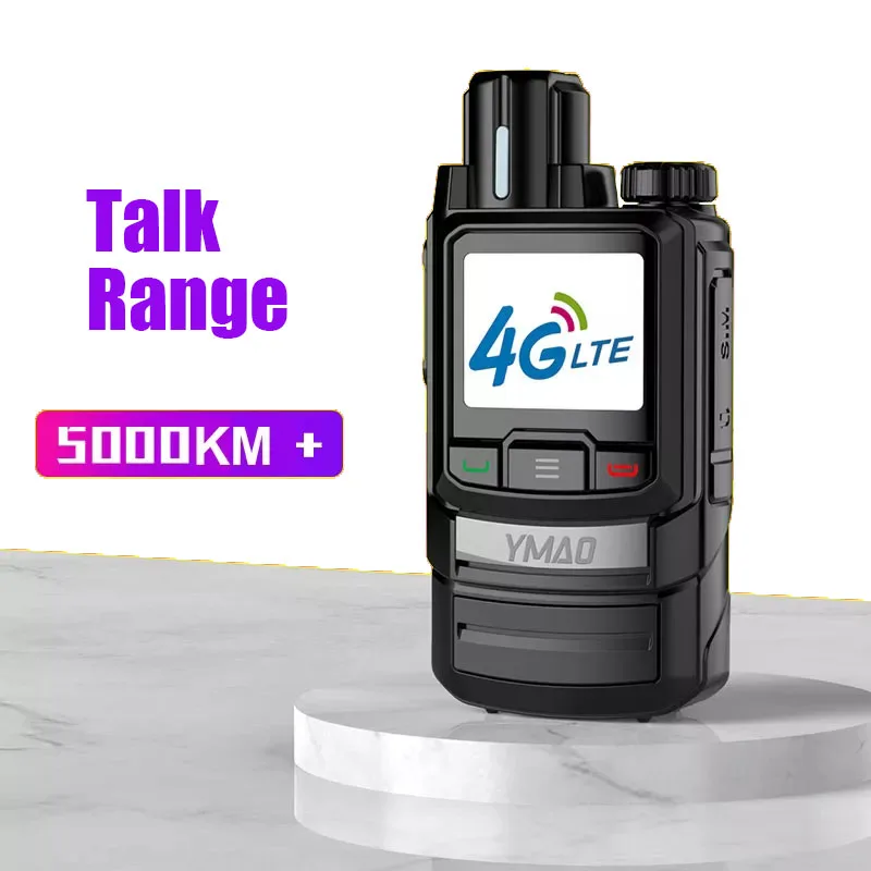 Zello Walkie Talkie 4g Radio With Sim Card Wifi Bluetooth Long Range Profesional Powerful Two Way Radio100km
