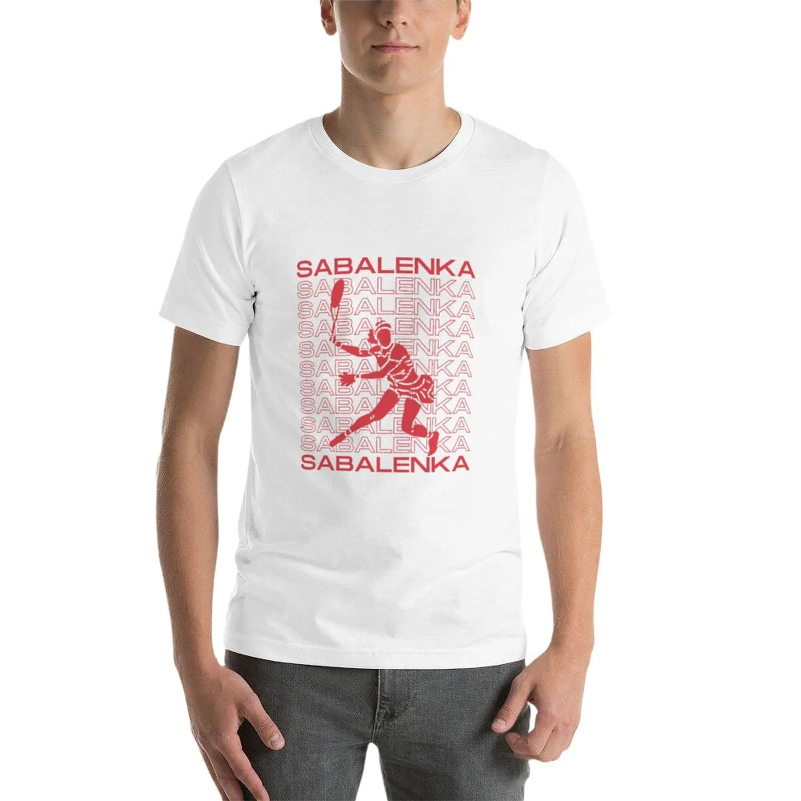 Новинка футболка Aryna Sabalenka на заказ блузка Аниме одежда мужская