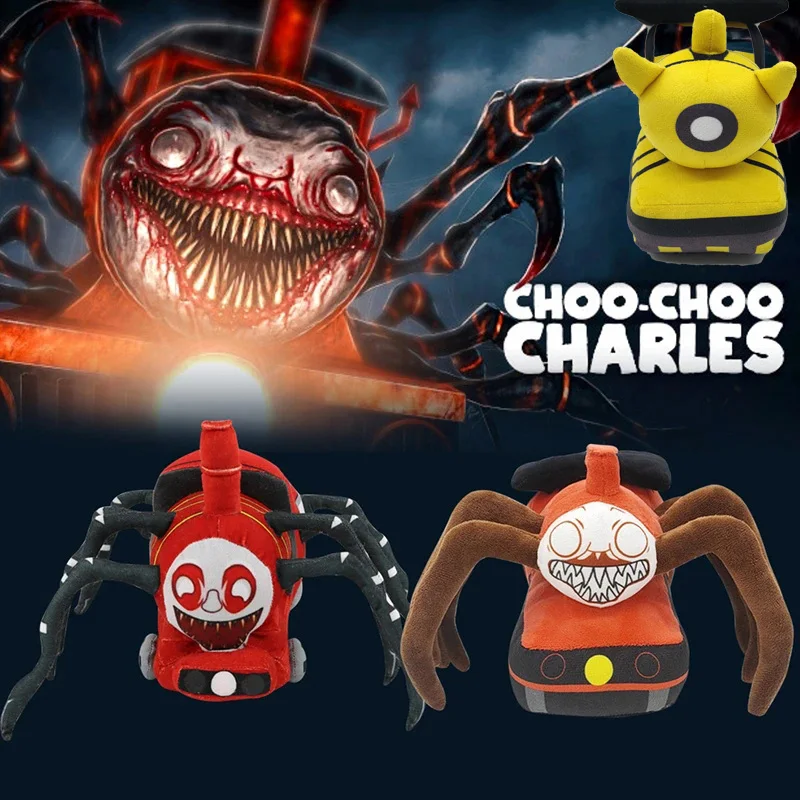 

2023 Choo Choo Charles Plush Toys Filled Soft Horror Game Anime Characters Surrounding Cartoon Doll Toys Holiday Gifts For Kids