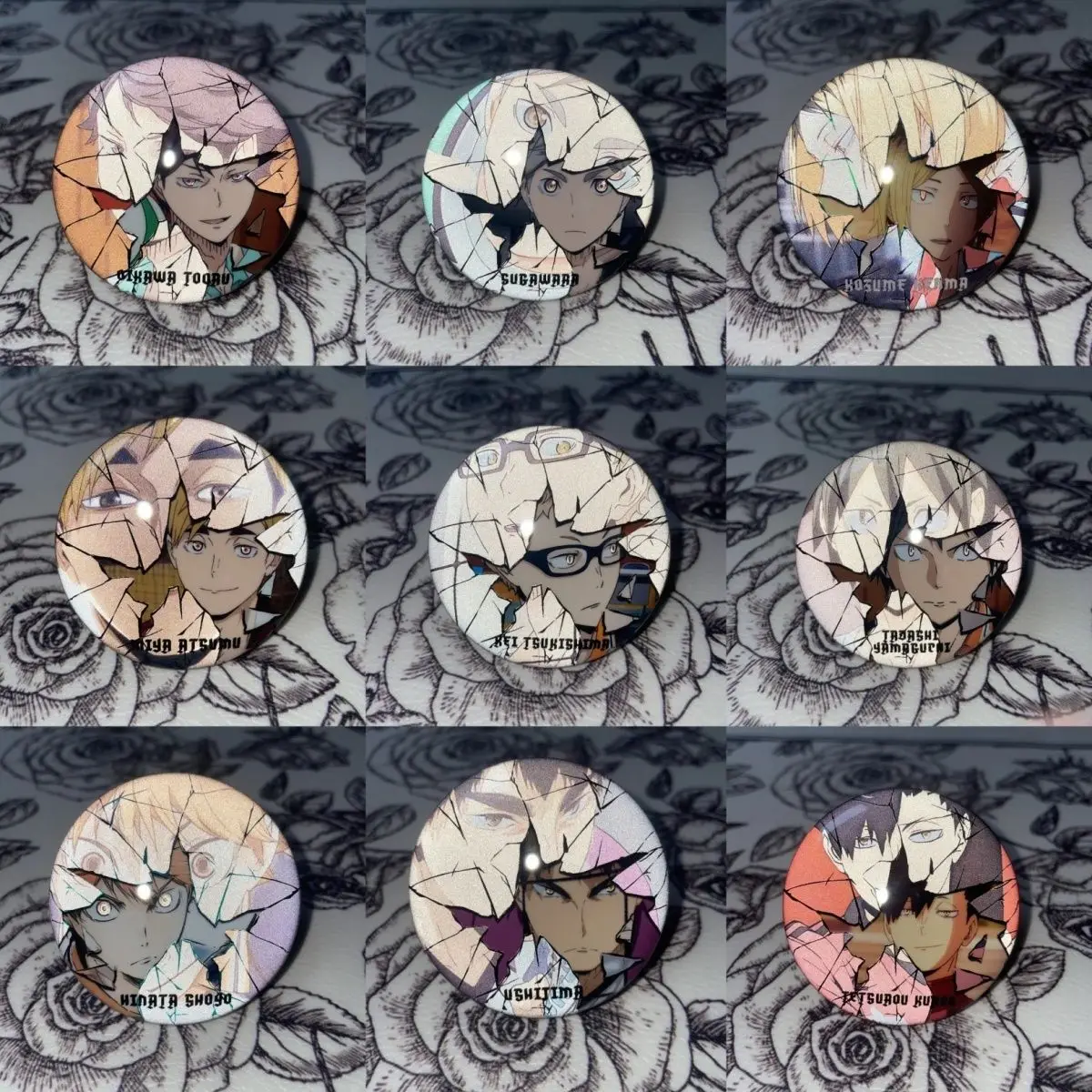 Броши в стиле аниме Hinata Shōyō Kageyama Tobio милый значок куртка джинсы булавка с