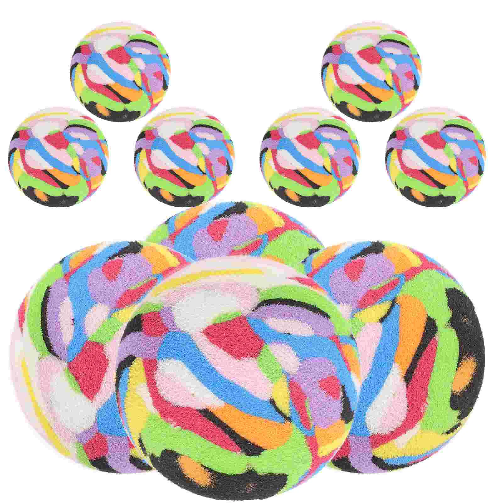 

10 Pcs Foam Golf Balls Compact Chew Reusable Blank Wear-resistant Training Small Practicing Eva Kids Child Outdoor Golfing