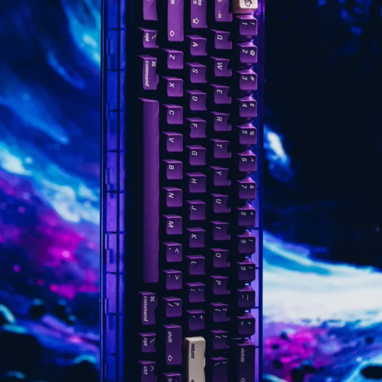 Набор механической клавиатуры LeleLab Paris с фиолетовыми клавишами 130 клавиш