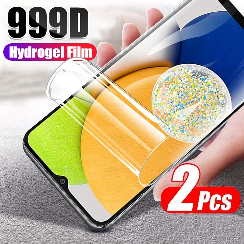 

Изогнутая мягкая Гидрогелевая пленка 999D для Samsung Galaxy A03 2021 A 03 03A SM-A035F/DS 6,5 дюйма, защита для экрана, не стекло, 2 шт.