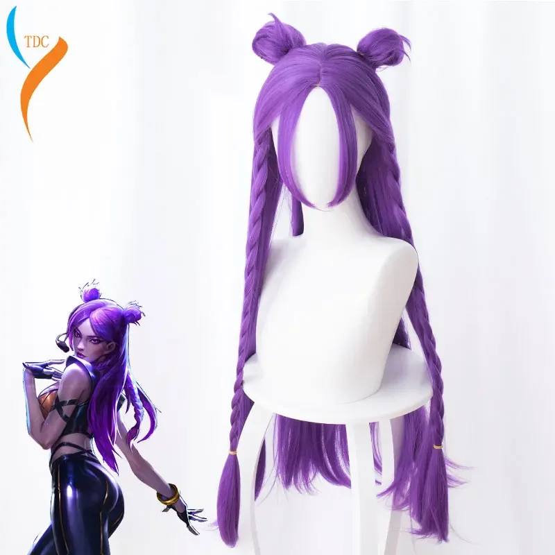 Парик для косплея из игры LOL K/DA Akali термостойкие синтетические волосы KDA Ahri Kaisa