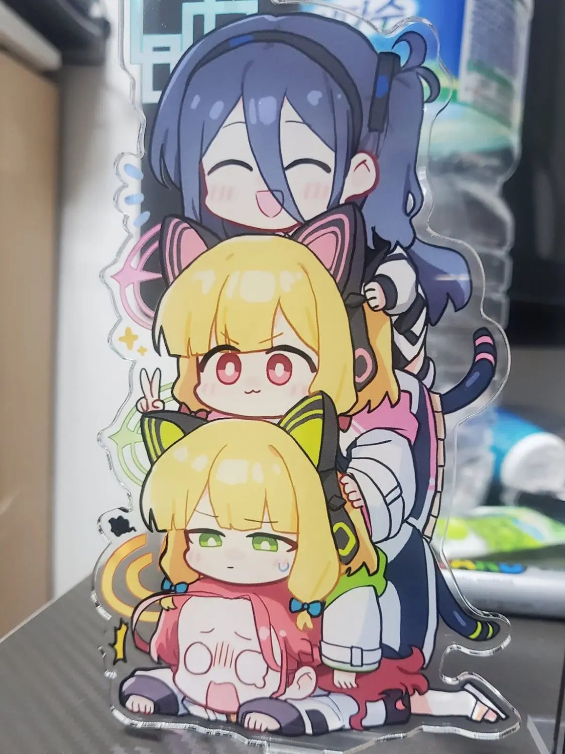 Синий архив Tenndou U Hanaoka Yuzu подставка аниме-фигурка прозрачная акриловая модель