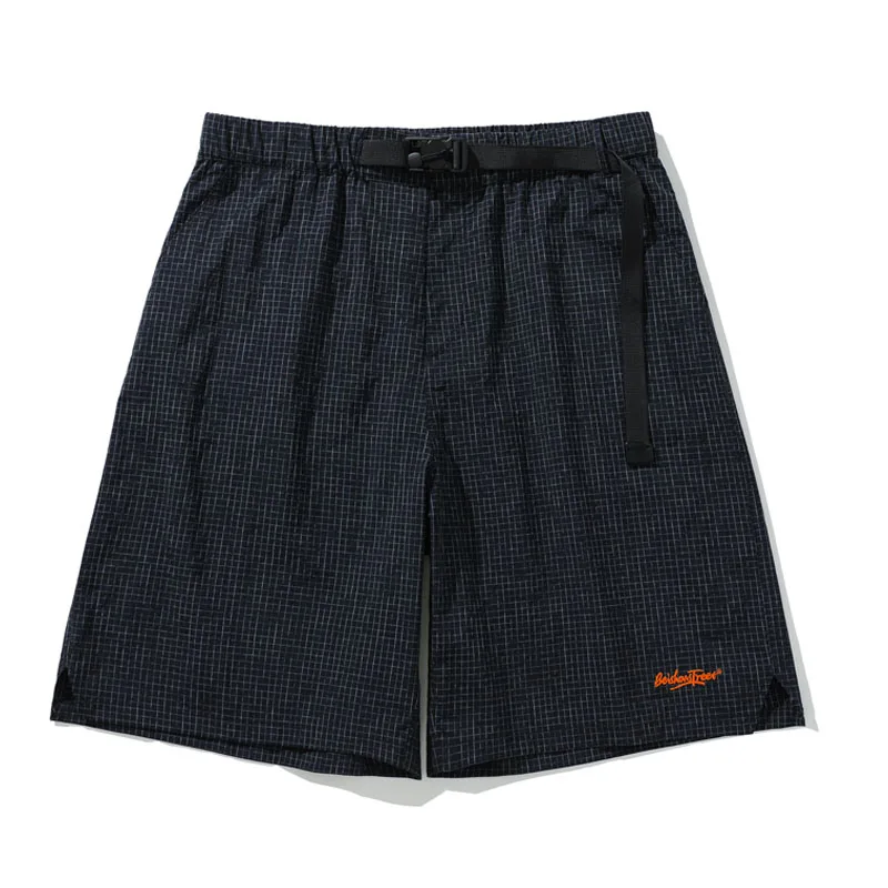 Summer Outdoor Functional Wind Three Prevention Fabric Men's Wear Mens Clothes Multi Pocket Loose Shirt Shorts Set