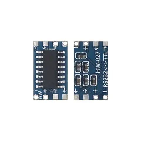Преобразователь MCU Mini RS232 в TTL Модуль платы адаптера MAX3232 3-5 в электронные детали макетный последовательный порт