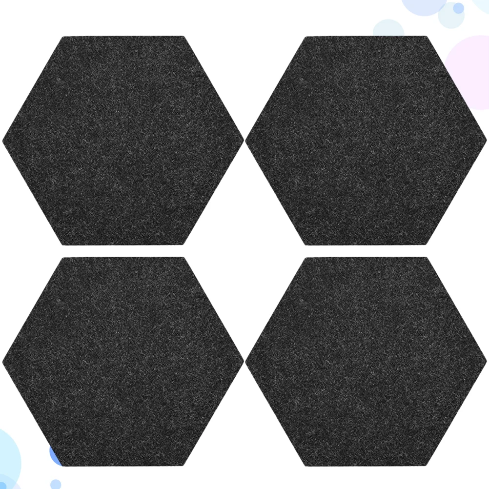 

4pcs Cork Board Tiles Cork Board Pictures Adhesive Notice Board Cork Mat Adhesive Decorative Wall Tile