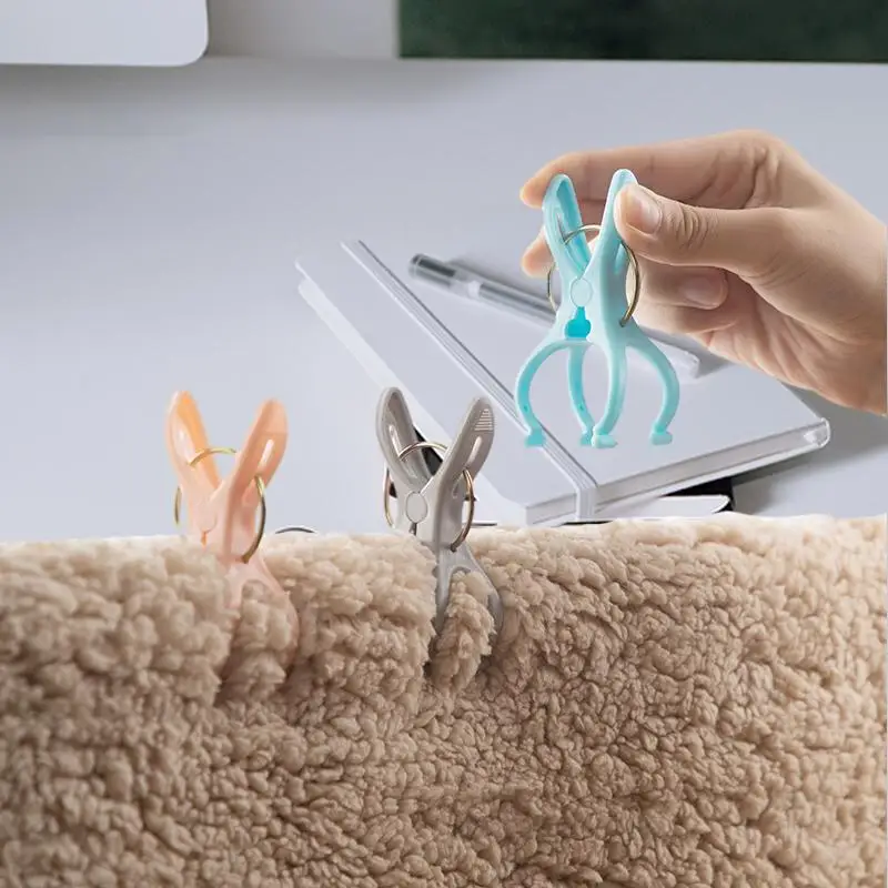 

Secure Your Bed Sheets with this 6-Pack of Windproof Clothespins and Laundry ClipsAre you tired of your bed sheets constantly s