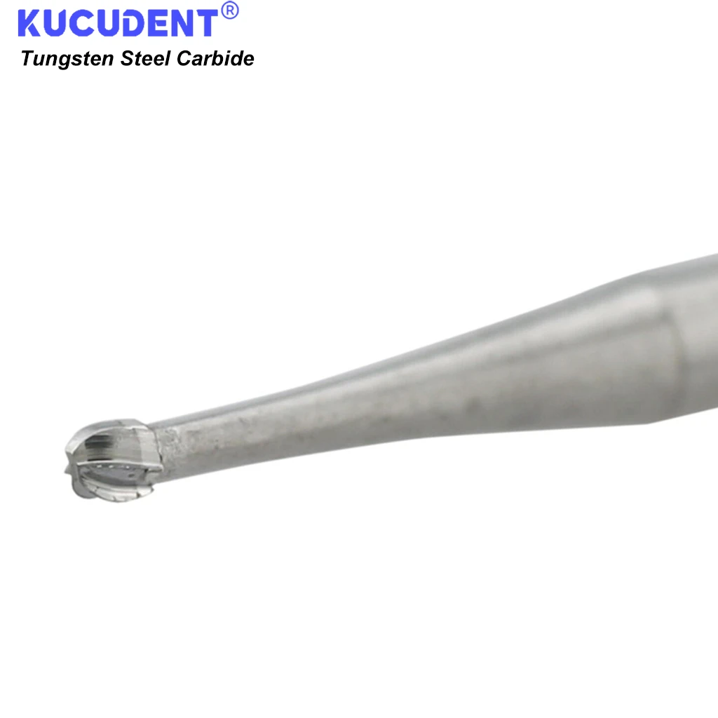 KUCUDENT 6 шт./коробка стоматологические боры из карбида вольфрама HP с круглой