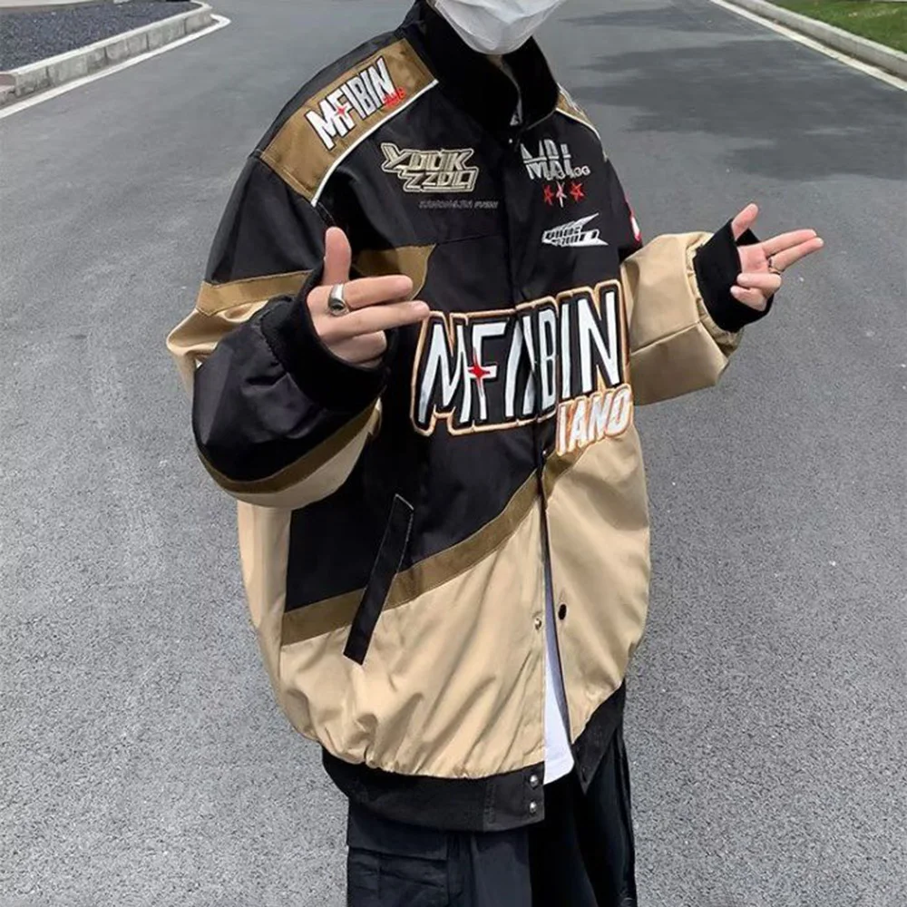 Повседневный гоночный костюм American Street в стиле хип-хоп Мужская мотоциклетная