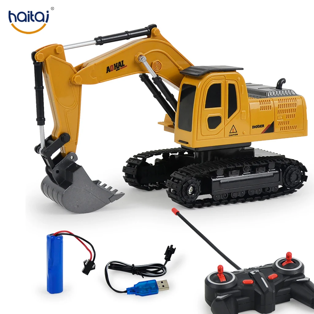 

Multifunctional Remote Control Excavator Six-channel Alloy Remote Control Engineering Vehicle 2.4G Remote Control Car Toy Model