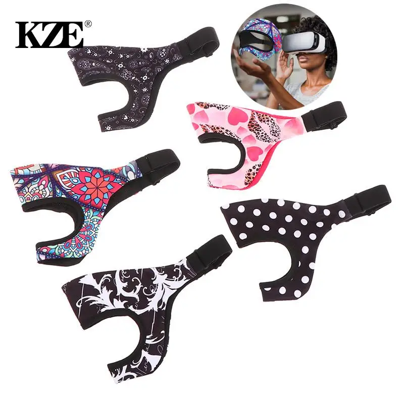 

VR Accessories Eye Mask Cover Breathable Sweat Band Adjustable Sizes Padding With Virtual Reality Headsets For Oculus Quest 2 1