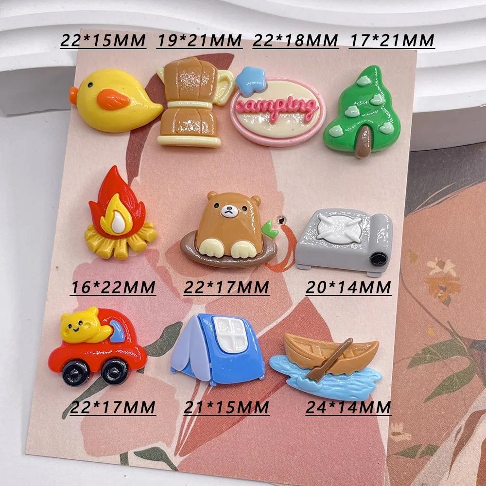 

10 шт. палатка для кемпинга, пожарная кровать, аксессуары для лодки и пикника, Миниатюрные аксессуары для украшения искусственной кожи, аксессуары «сделай сам»