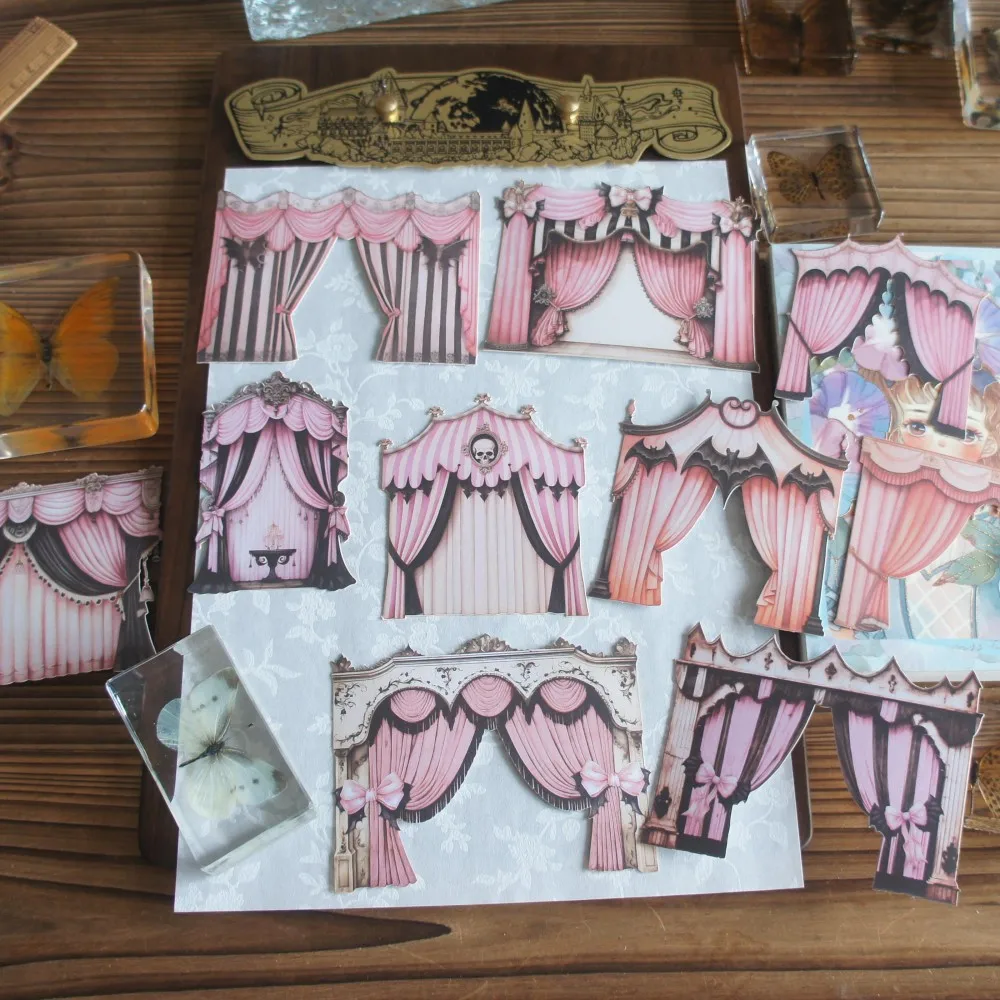 10 шт. красочные Opera Play Show сценический стиль бумажная наклейка Скрапбукинг DIY