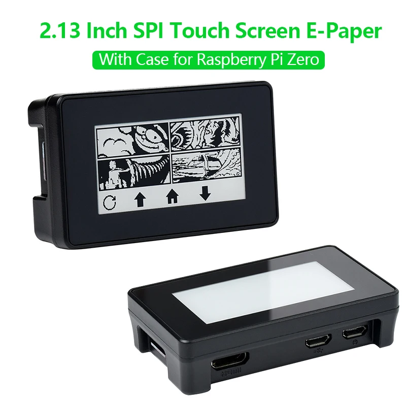 2 13-дюймовый сенсорный экран SPI E-Paper Paper E-Ink Display 250×122 Модуль HAT Стартовый комплект
