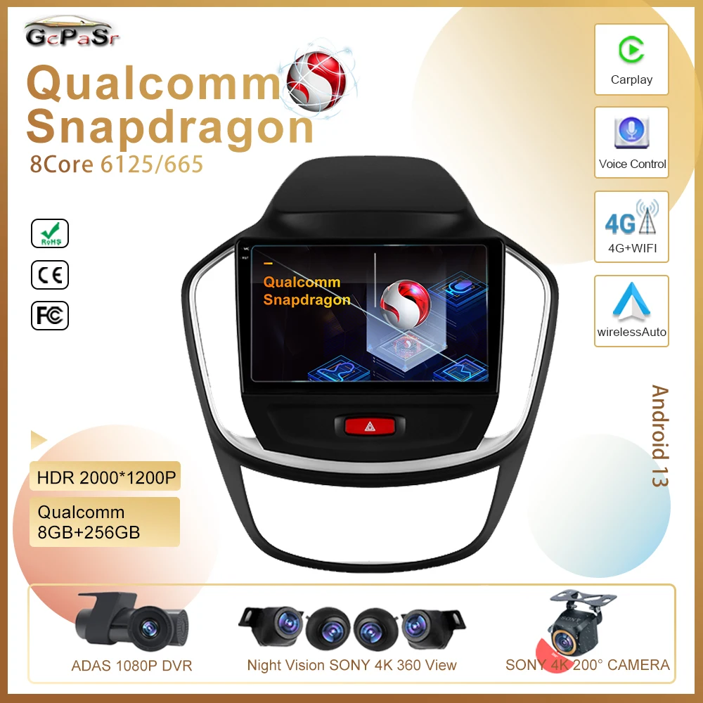 

Qualcomm Android13 For BaoJun 560 2015 2016 Car Radio Multimedia Video Player Navigation GPS Android No 2din 2 din DVD