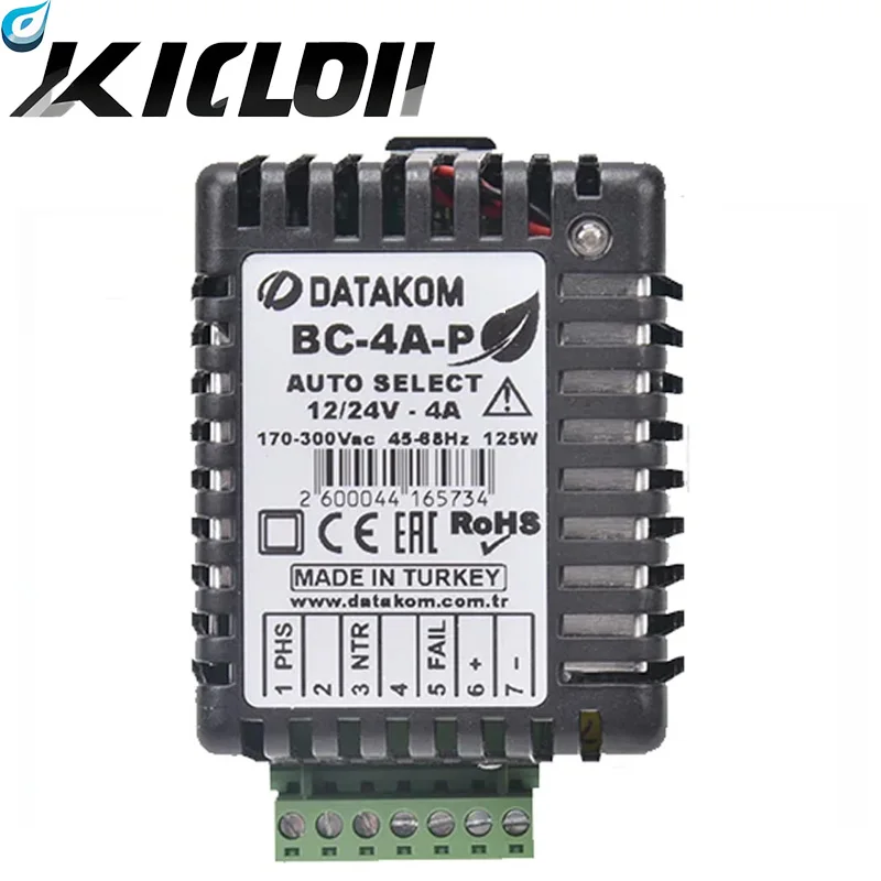 Высокоэффективное зарядное устройство Datakom BC-4A-P 12/24 В AUTOSELECT 4A BC4AP Комплект Xeon
