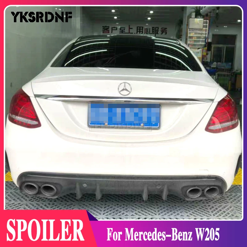 

Задний спойлер из АБС-пластика для Mercedes Benz W205 C-class 2014 2015 2016 2017 2018