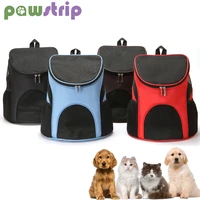 foldable pet carrier bag portable outdoor travel mesh dog backpack cat breathable backpack large capacity pet carrying front bag