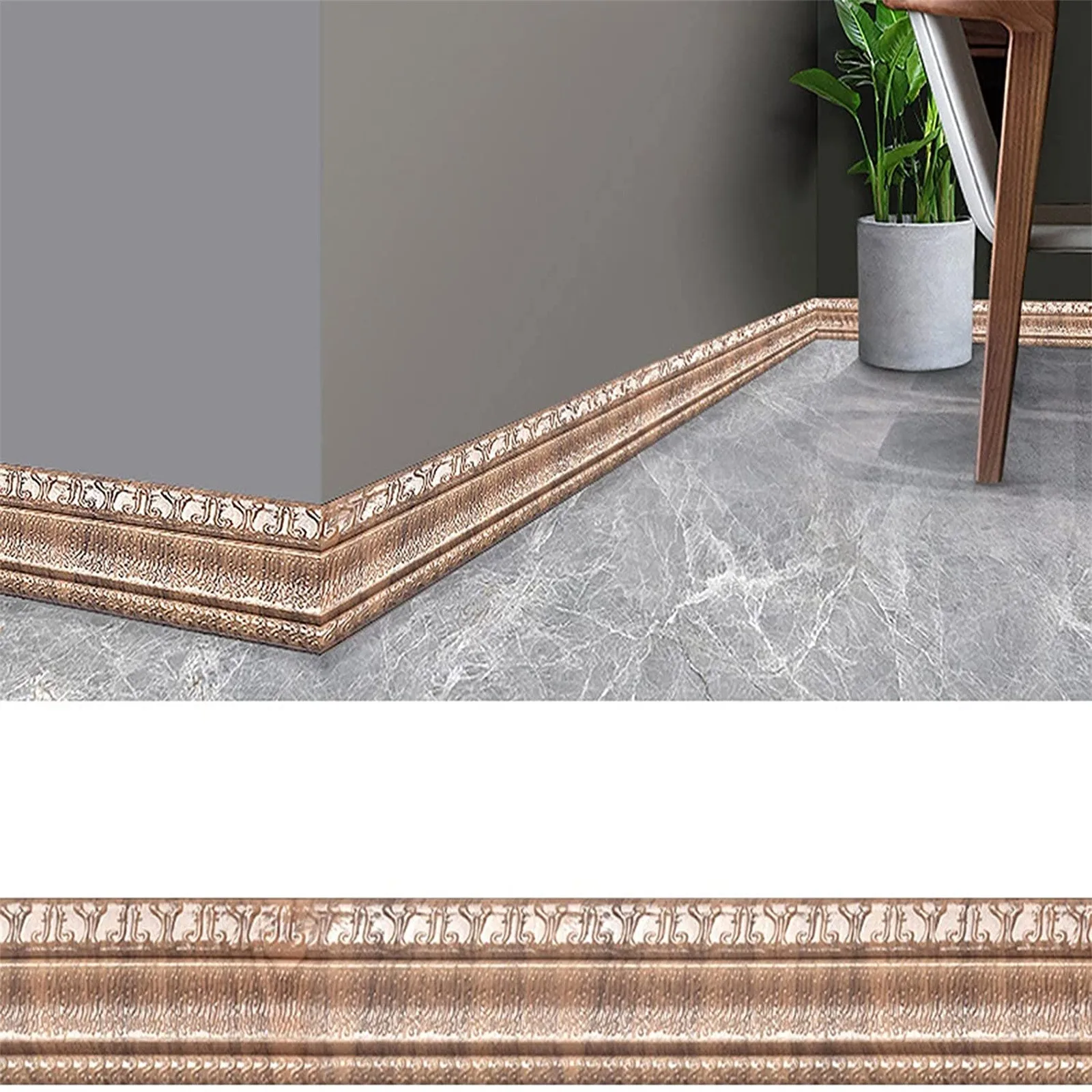 Самоклеящаяся Гибкая пенопластовая отделка 90X1 77 дюйма липкие декоративные линии